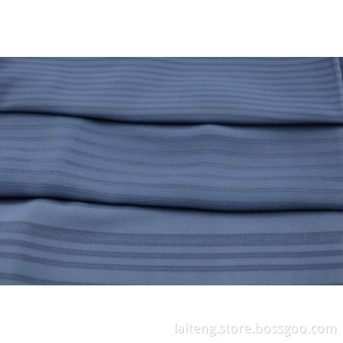 High Quality Elastic Fabrics Stripe Chiffon